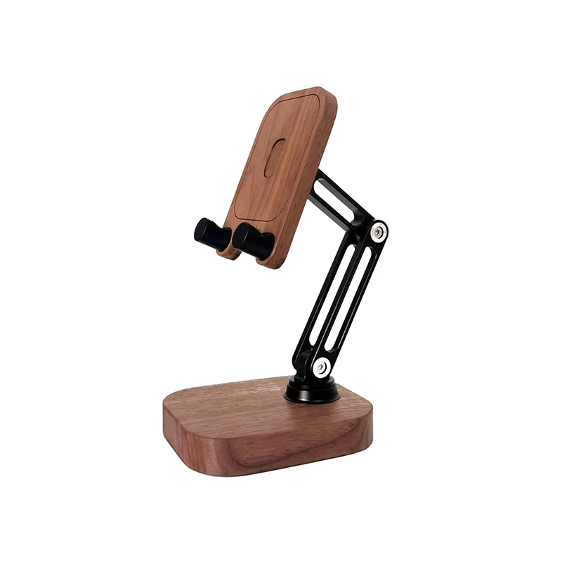 Aluminum alloy foldable, drama watching mobile phone tablet holder, wireless charging model