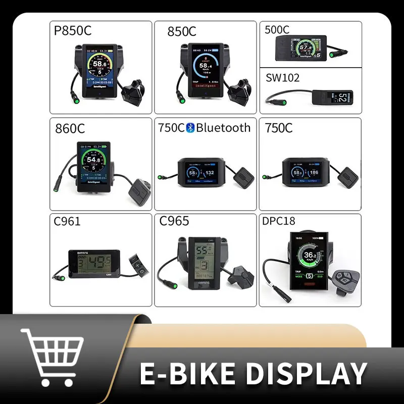 

E-bike HDMI Display Indicator for Bafang 8FUN Mid Hub Drive Motor, Bicycle Conversion Kits, P850C, 850C, DPC18, C965, 500C