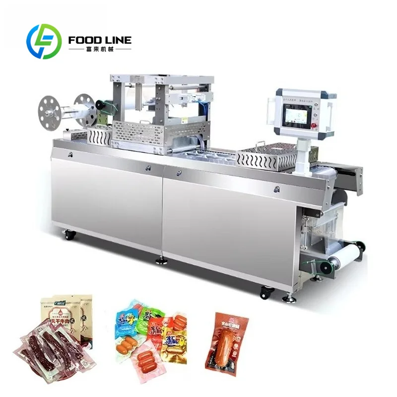 Customized Efficient Skin Packaging Machine Thermoforming Vacuum Stretch Film for Meat Snack Food aliexpress custom stickers