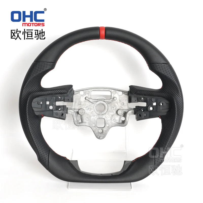 For American SIERRA 20-21 modified and upgraded sports model perForated leather full-leather car steering wheel