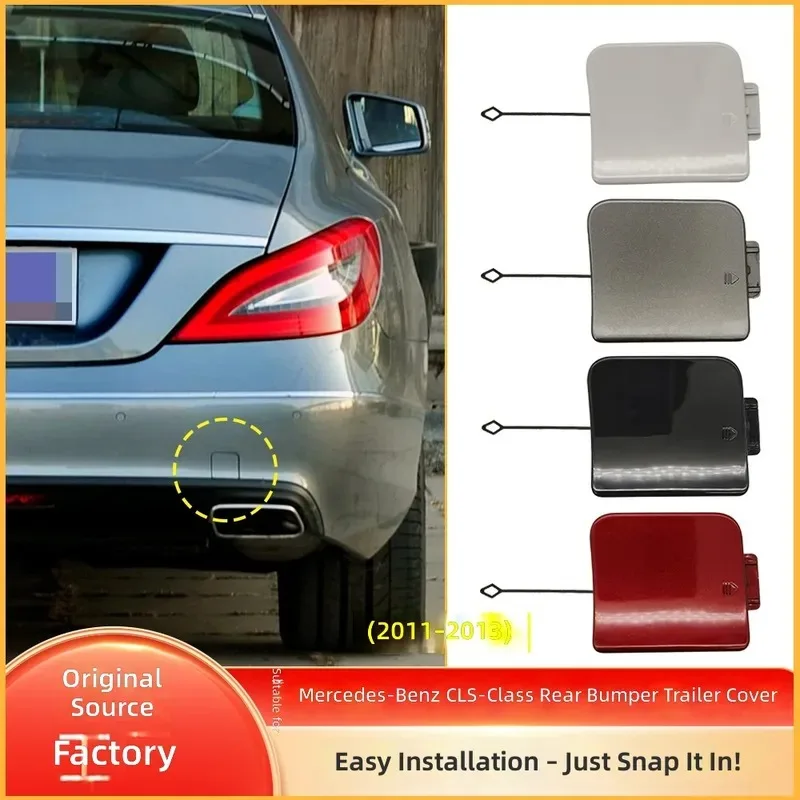 for Mercedes Benz CLS Class W218 2011-2013 Rear Bumper Trailer Tow Hook Cover Trim Cap Replacement 2188850723