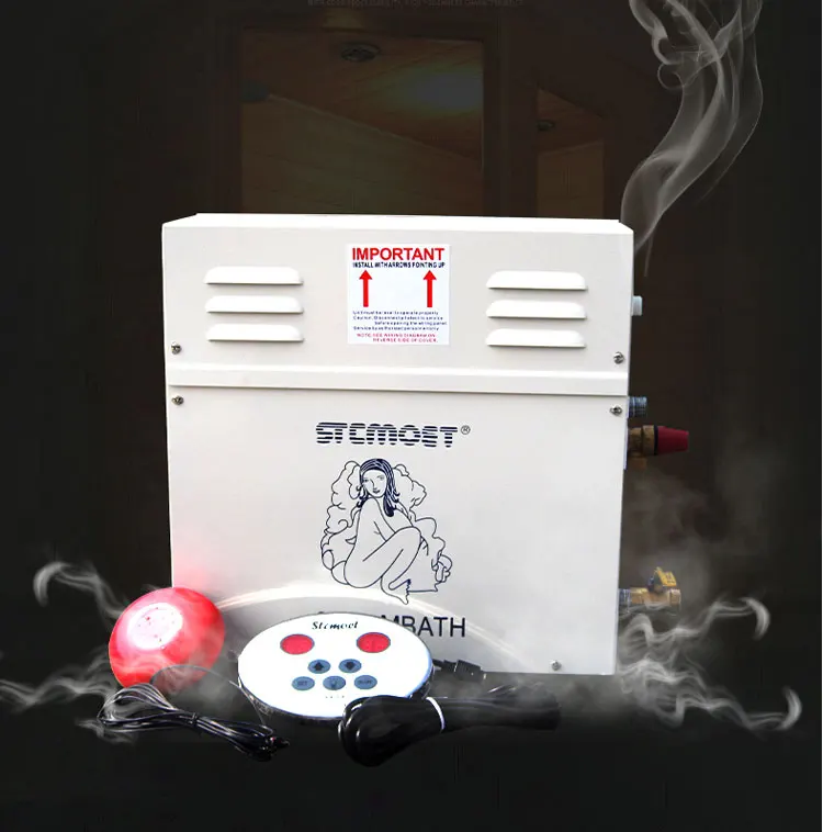 새로운 휴대용 미니 스팀 기계 디지털 제어 사우나 룸 ST-45 스팀 기계 기계