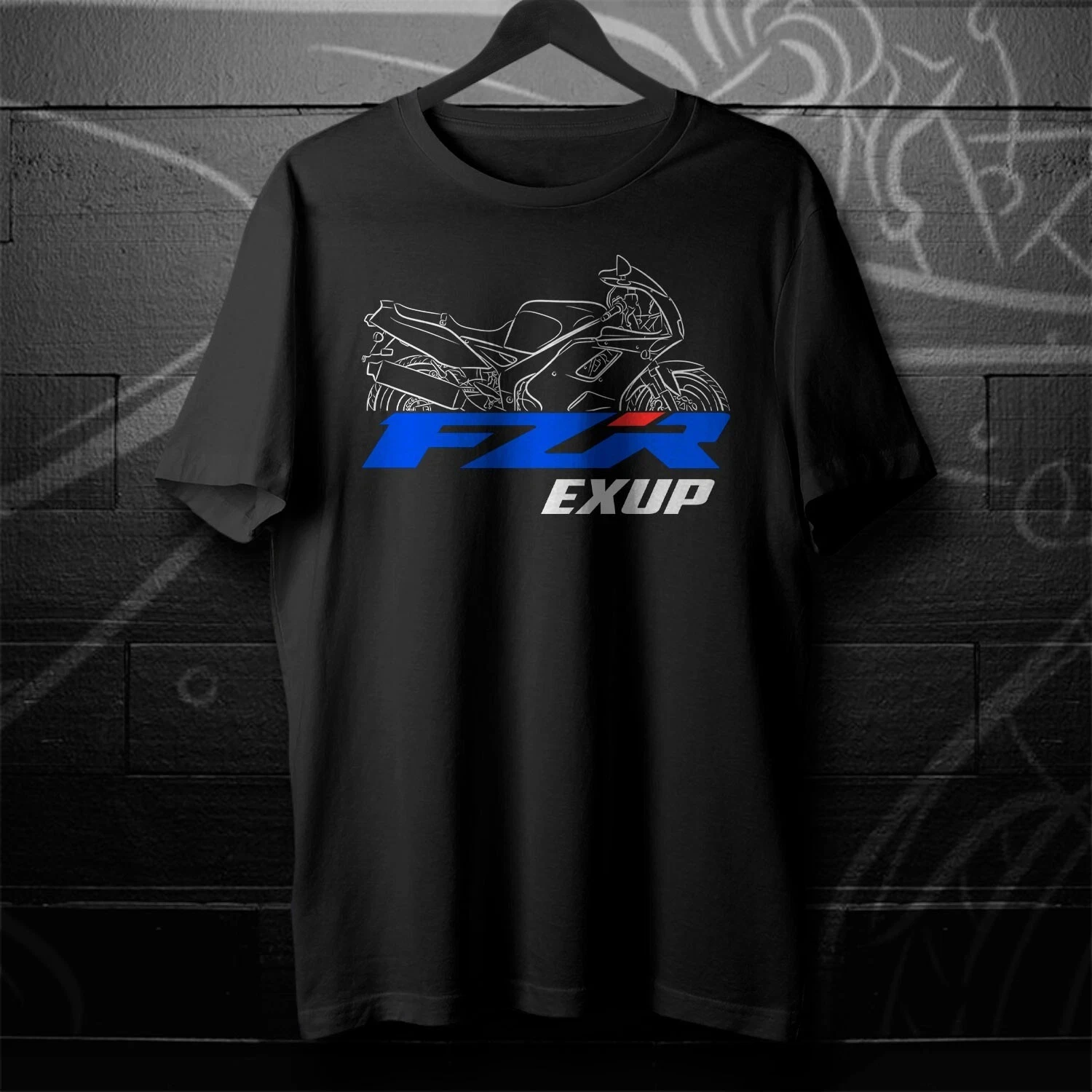 

2025 New Classic Crew Neck Short Sleeve High Street Men's and Women's FZR Series Fans Motorcycle Riding Fans T-Shirt