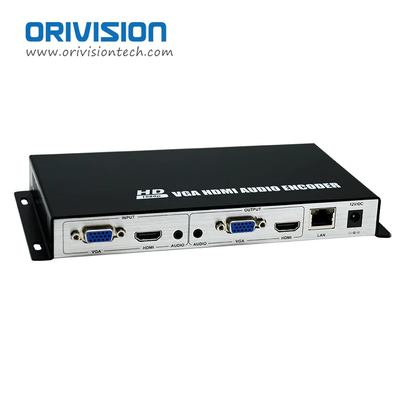 

H.265 H.264 HDMI VGA Video encoder iptv 1080P@60Hz HDMI VGA to IP encoder