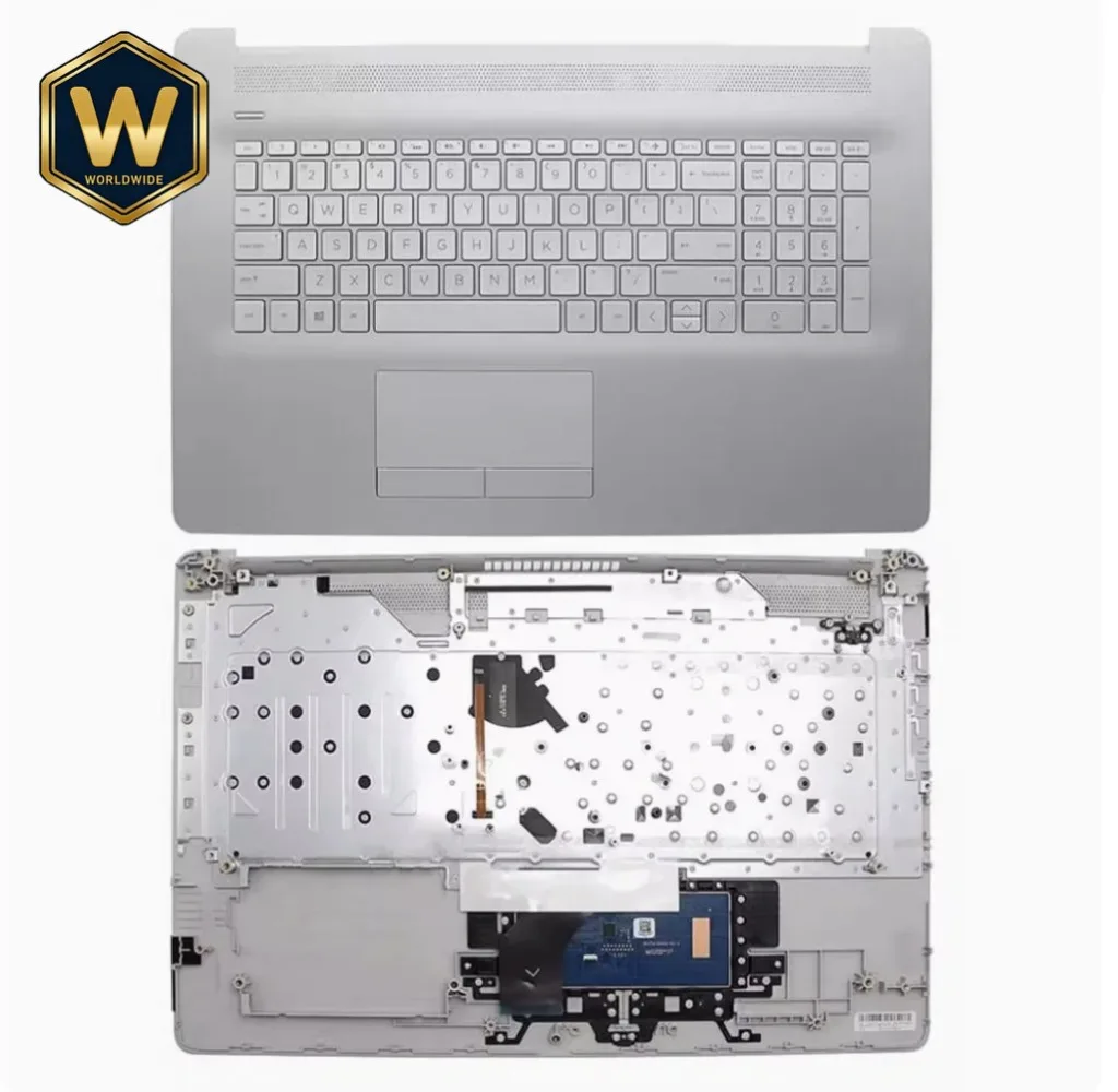 

Верхний корпус SX для HP 17-BY 17-CA с подсветкой, ЖК-дисплеем и клавиатурой (с подставкой для рук), замена