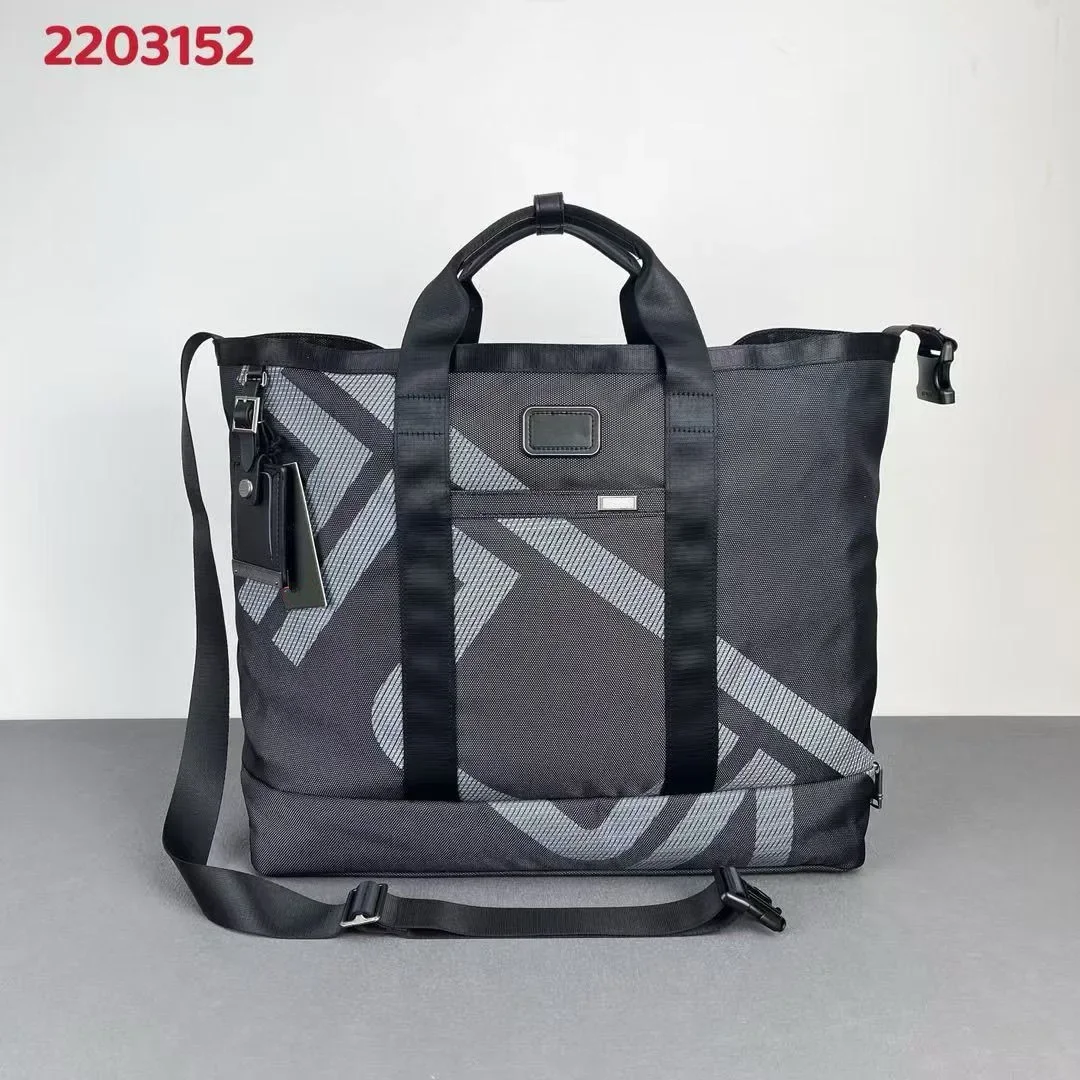 Men's Large Capacity Nylon Shoulder Bag Alpha3 Casual Travel Beach Bag Handbag 2203152 Single Shoulder For Men