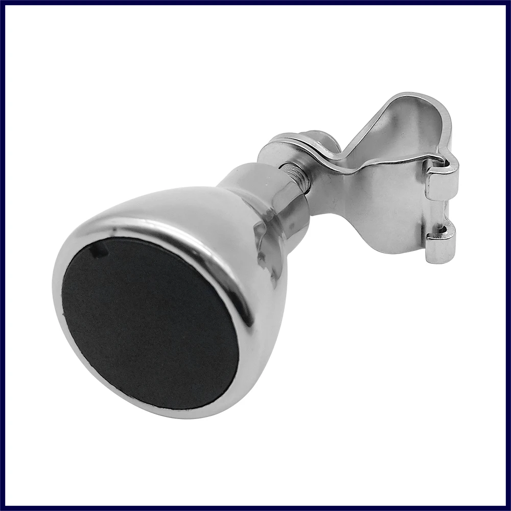 

5/8"-1" Boat Steering Wheel Power Handle Ball Grip Knob 316 Stainless Steel Turning Helper for Marine Boat Yacht Accessories
