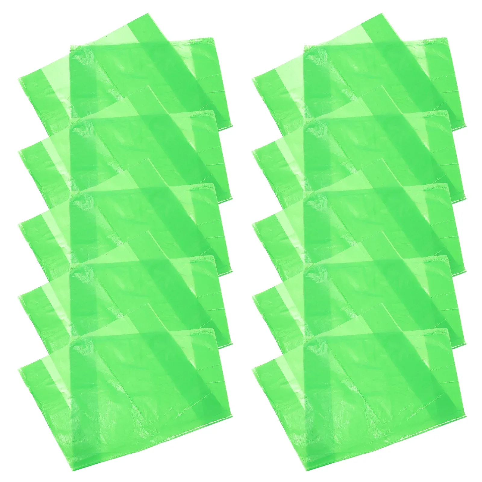 

50 шт. утолщенные устойчивые к разрыву мешки для мусора зеленые 80x100 см пластиковые мешки для мусора для кухни, ванной комнаты, спальни, полиэтиленовый материал