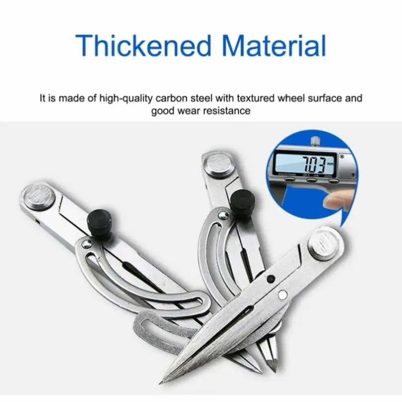 125mm Stainless Steel Spacing Gauge for Wood Industry / Head Leather Edge