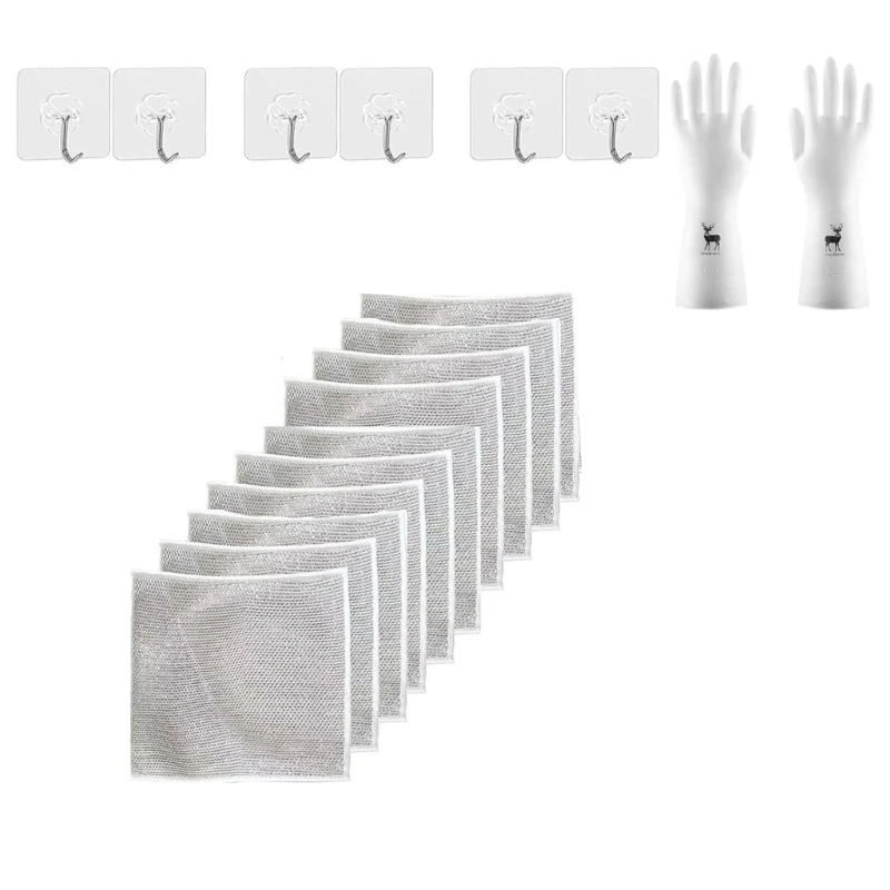 

Professional Metal Wire Dishwashing Cloth for Effective Kitchenware Cleaning