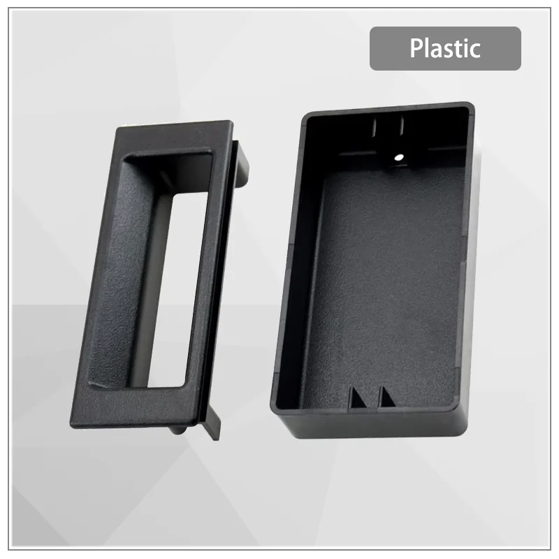 

Black Plastic Embedded Handle Industrial Electrical Machinery Medical Equipment Network Cabinet Drawer Handle