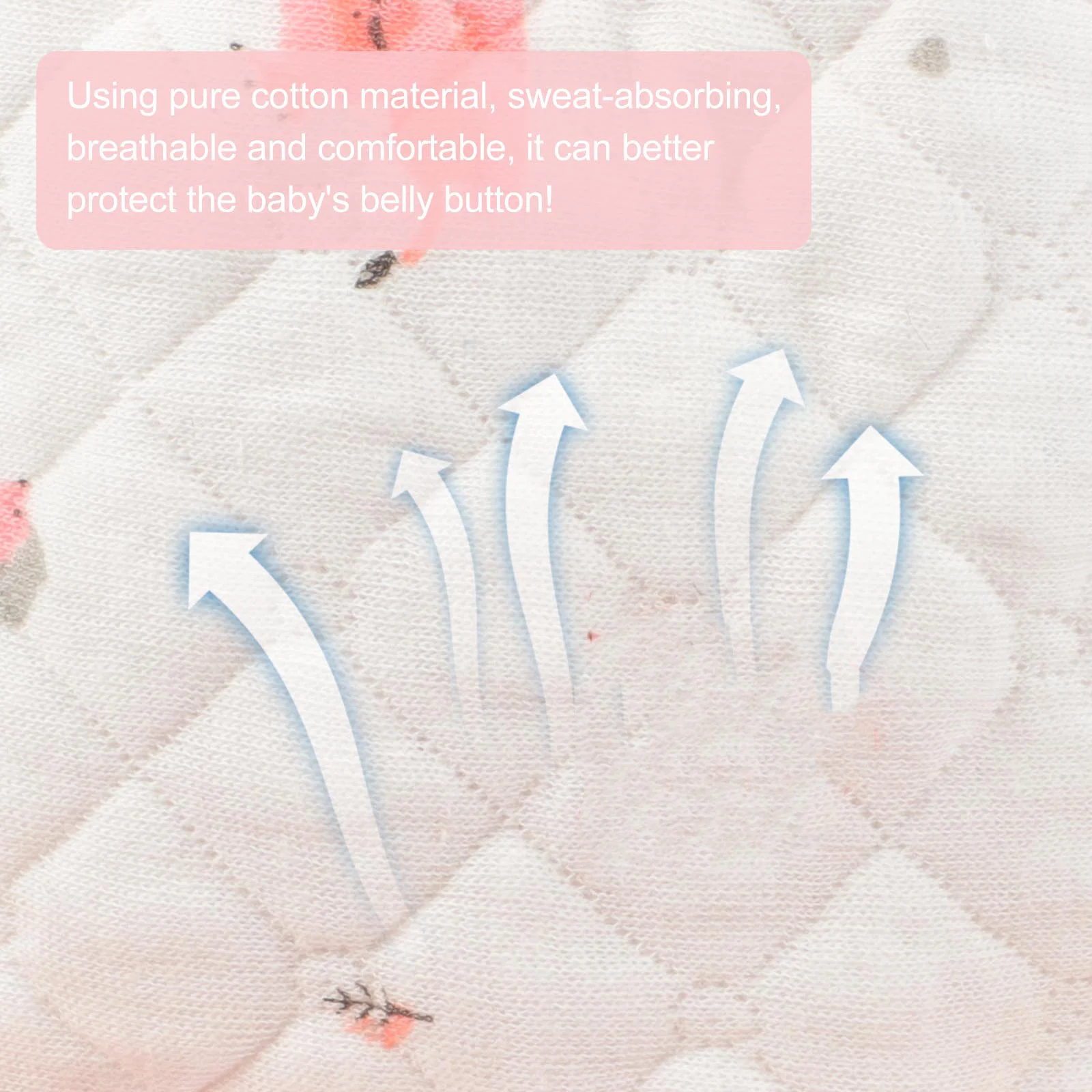 

3pcs Infant Belly Bands Cotton Printed Newborn Belly Belt For Baby Warm Soft Abdominal Wrap Comfortable Navel Protection