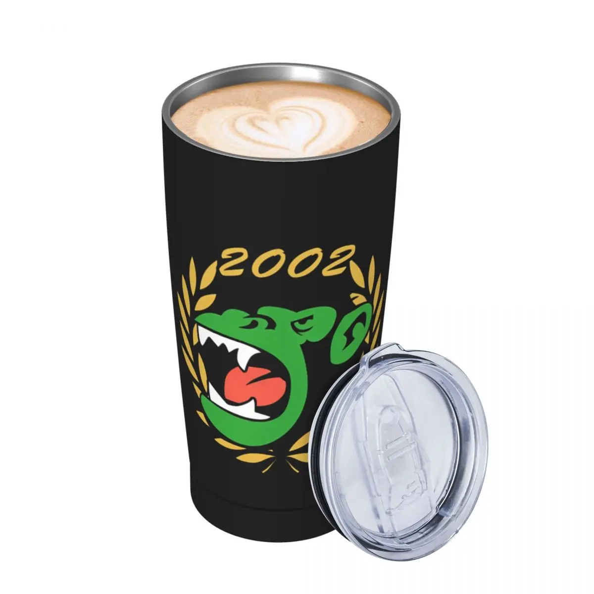 Israel MHFC Maccabi - Haifa Insulated Tumbler, 20oz Tumbler with Lids and Straws Stainless Steel Vacuum Travel Mug Coffee Cup