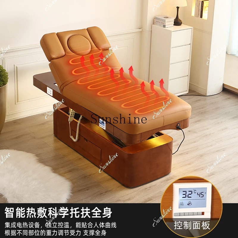 Electric beauty bed, massage bed for beauty salon, massage bed FT