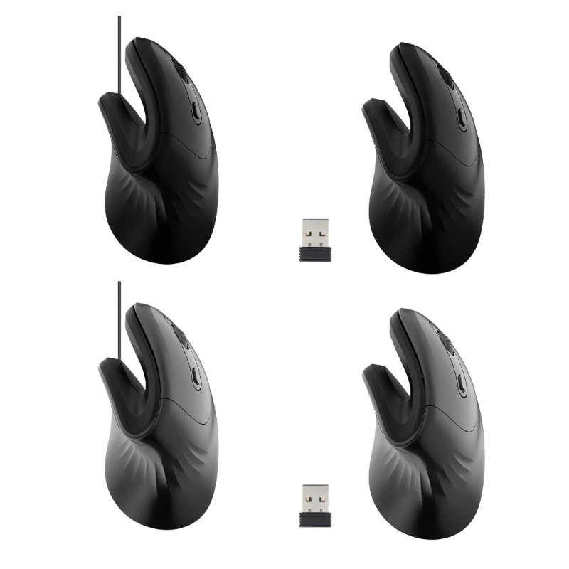 

JSY 11 Vertical Mouse for Office and Gaming Prevent Mouse Hand Strain