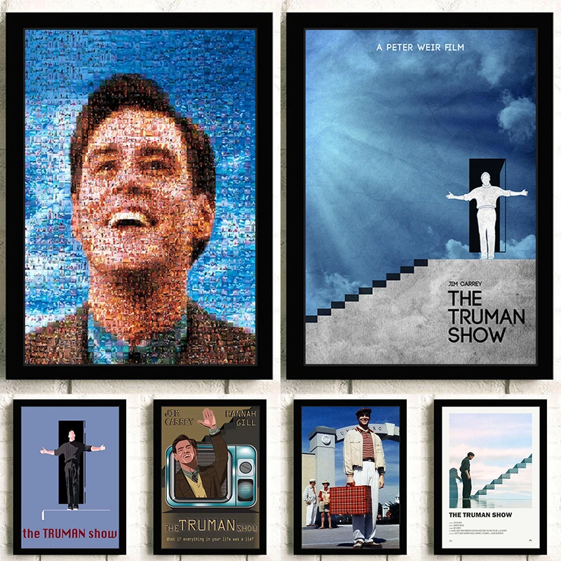 The Truman Show Movie HD Star Wall Art Home Decor Canvas Painting Art Nordic Decoration Cafe Bar Room Poster