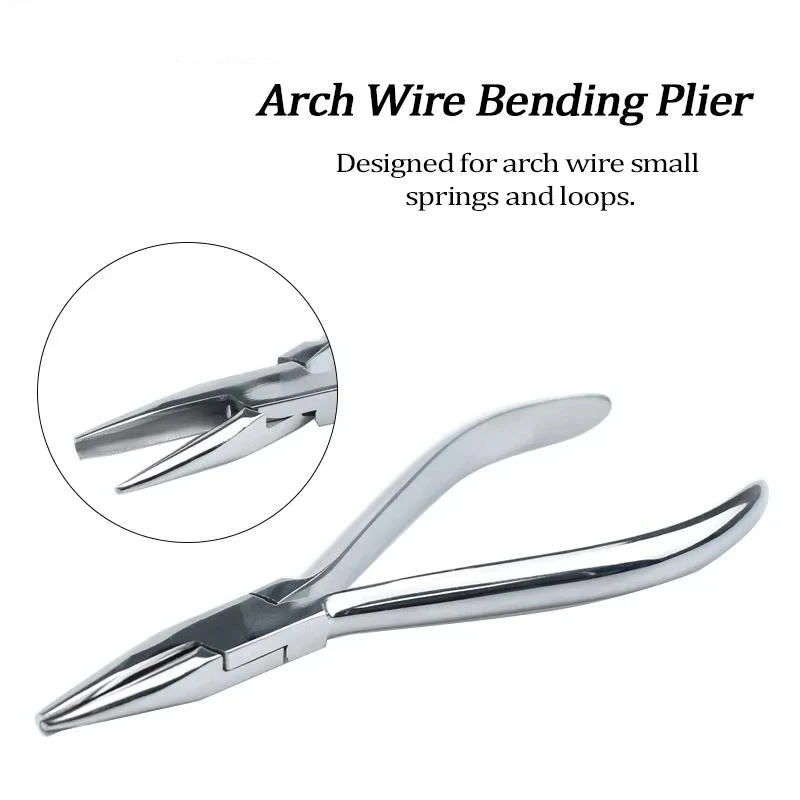 

Dental Curving Wire Plier Sun and Moon Forceps Omega Loop Bending Forming Pliers Dental Lab Dentist Tool