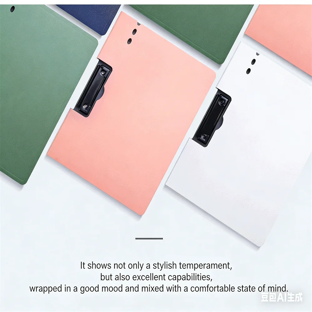 

1pc A4 File Folders, Documents Organizer, Clipboard With Cover, A4 Paper Folder For Business & School, Stationery & Office Suppl