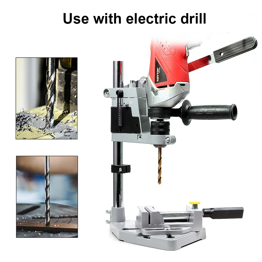

Table Top Drill Fixed Frame Single-Head Electric Drill Base Frame Multifunctional Aluminum Alloy Power Grinder Accessories