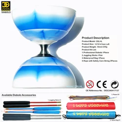 Triple Bearings Diabolo With Sticks Rope Set Packing Profissional Player Toys Flame-III New Arrived