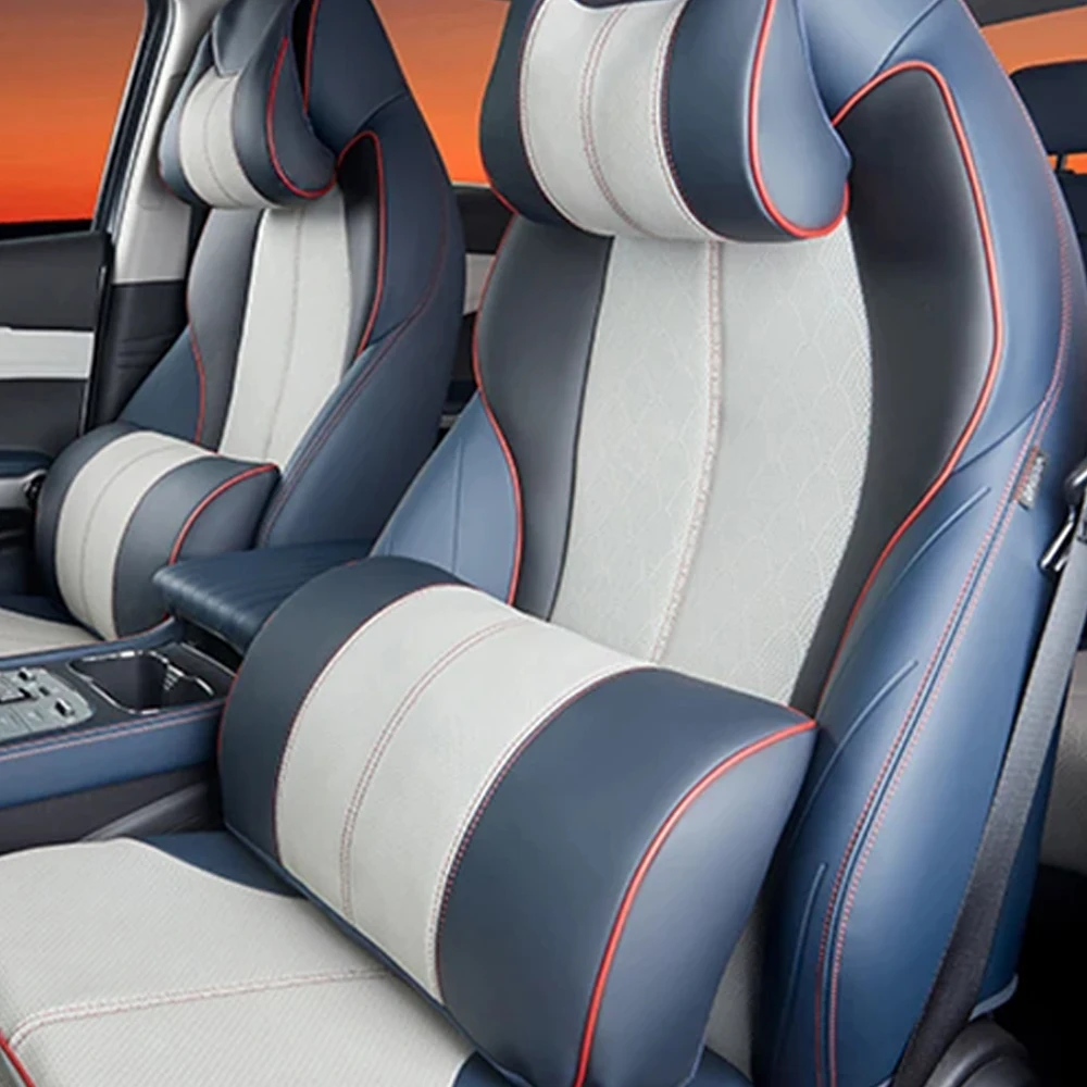 

For BYD Atto 3 Yuan Plus 2022-2023 Leather Headrest Seat Headrest Neck pillow Cushion Neck Headrest