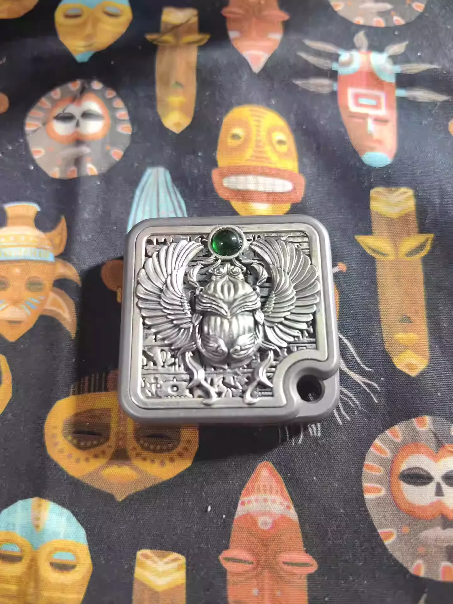 Yan Wang Push Hero Silver Holy Beetle Titanium Body EDC