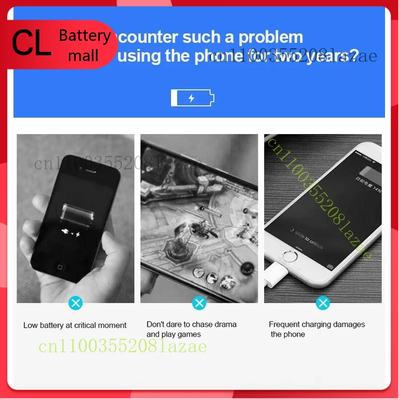 Batteria interna sostitutiva per Apple iPhone 11 12 13 14Pro Max X 8 7 6 6s Plus