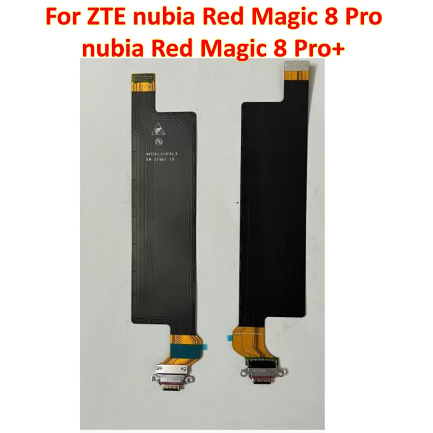 Original For ZTE nubia Red Magic 8 Pro /  8 Pro+ USB Plug Charging Port Charge Board Fast Charger Flex Cable Subboard Plate