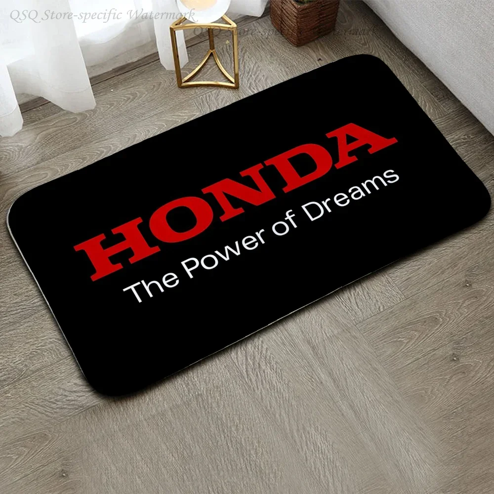 1pc HONDAS Red Wings Floor Mat Floor Mat Anti-Slip Kitchen Bedroom Handmade Tufted Rug Carpet Living Room