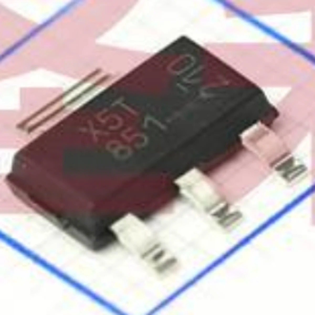 10PCS original X5T851 transistor BJT 3W 60V 6A NPN SOT-223: ZX5T851GTA