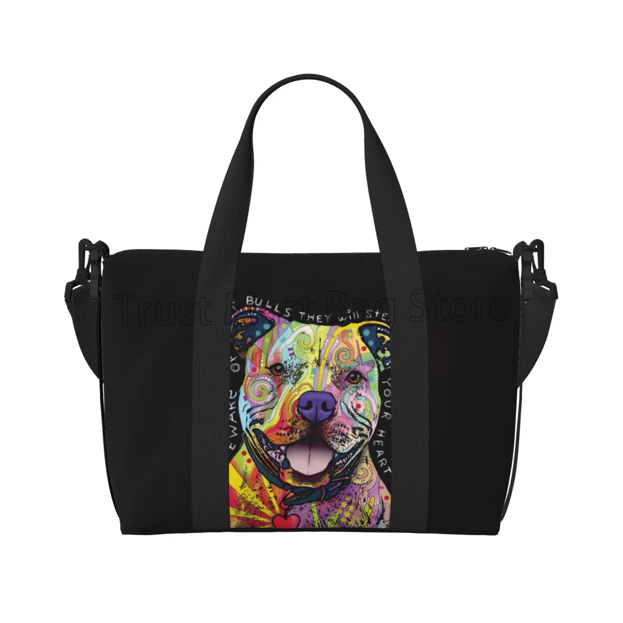 

Черная дорожная сумка-тоут French Pit Bulldog Weekender, ночные сумки для женщин и мужчин, спортивные спортивные сумки для ручной клади, водонепроницаемые