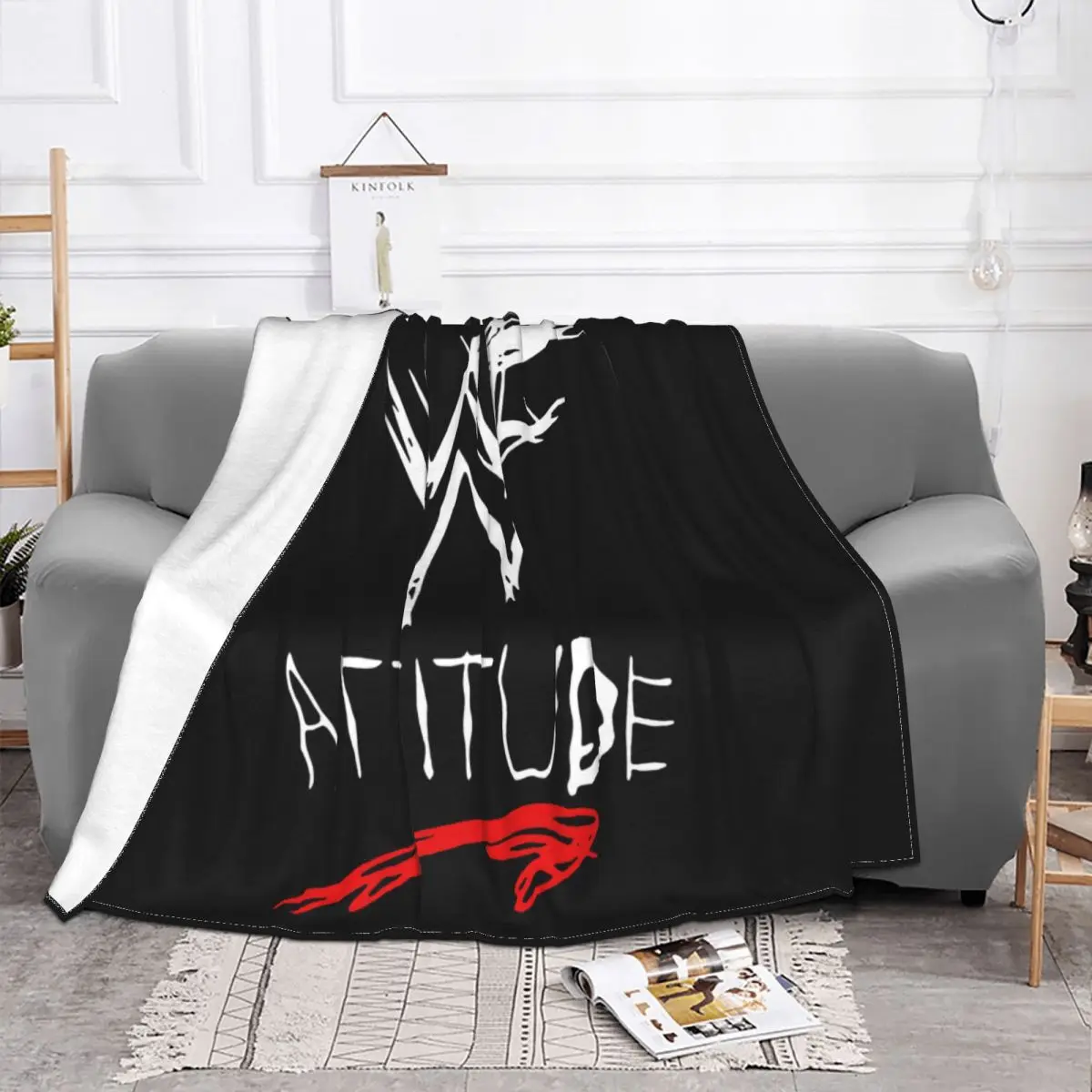 Wwf Attitude Wrestling Baseball Custom Mens Hats Pure Boy Humor Geek Straight Kawaii Hip Hop Throw Blanket