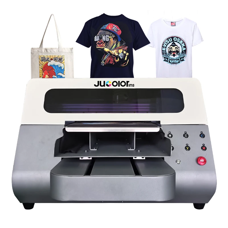 Jucolor A3 Desktop Small for Wite and Black T Shirts DTG Printer