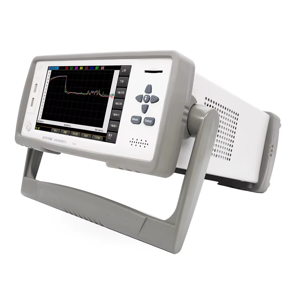 

AT4716V 16 Channel Supporting PT100 Heat Resistor Multi-channel Temperature Tester (data Logger)
