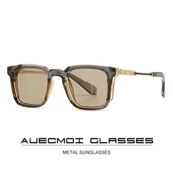 Classic Vintage Square Sunglasses Women For Men Male Sun Glasses Punk Popular Luxury Brand Designer Steampunk Driving Eyewear