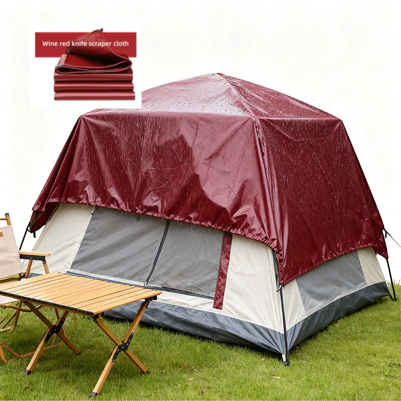 Wine Red Can Be Customized In Style And Size For Outdoor Windproof And Rainproof Tents Balcony Flower Pots Waterproof Cloth
