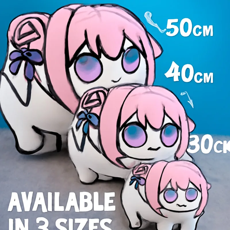 

Pink Cute Cosplay Pillow – Anime Plush Doll For Nikke Goddess Of Victory, Stuffed Toy Pillow For Bedroom Decor