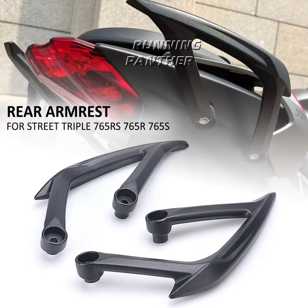 

NEW For Street Triple 765RS 765R 765S 765 RS R S Motorcycle Passenger Rear Armrest Grab Handle Seat Hand Handle Grab Bar for 765