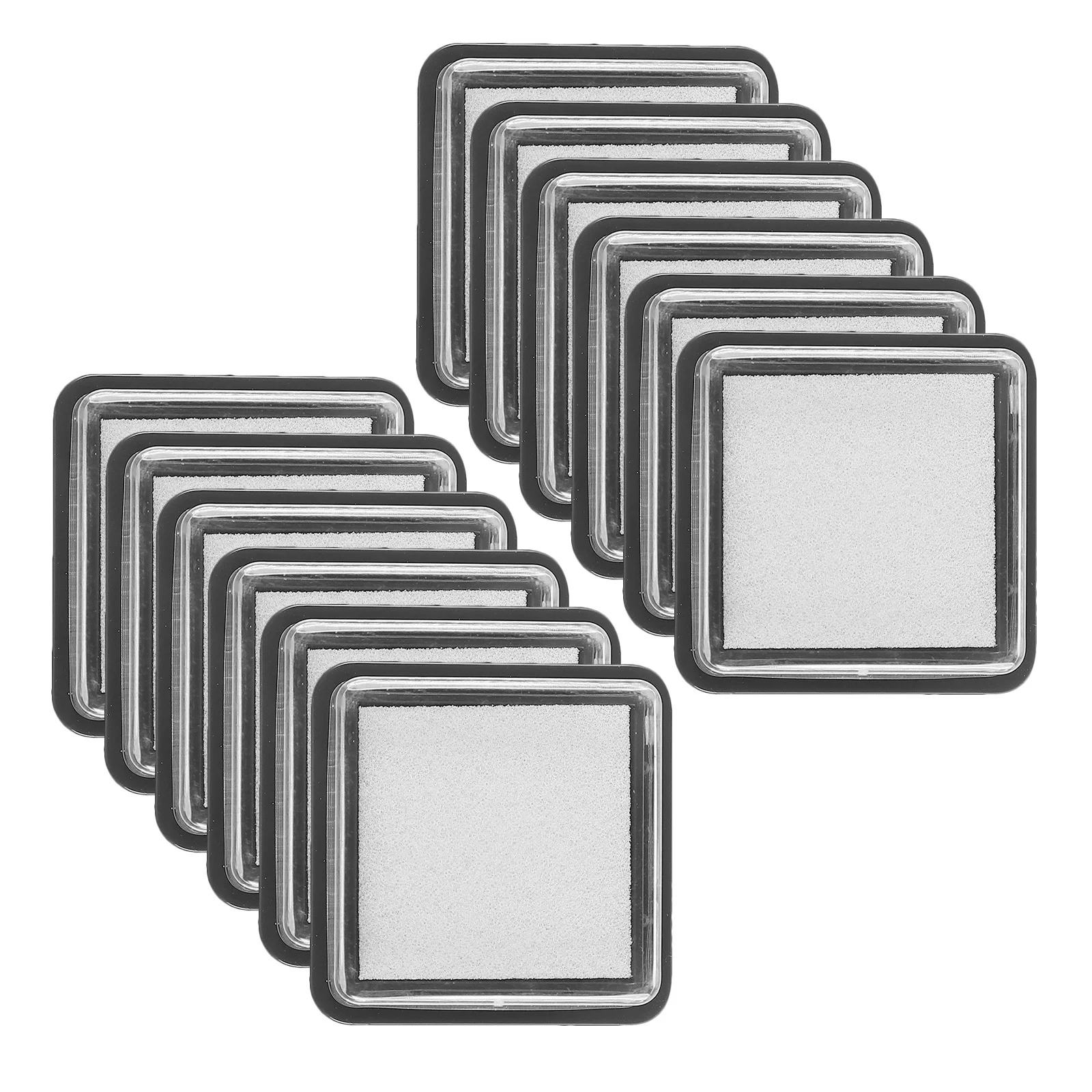 

15pcs Diy Ink Pads Reusable Stamp Pad For Craft Scrapbooking Fingerprint Art Multi-Function Color Painting Inkpad Office Home