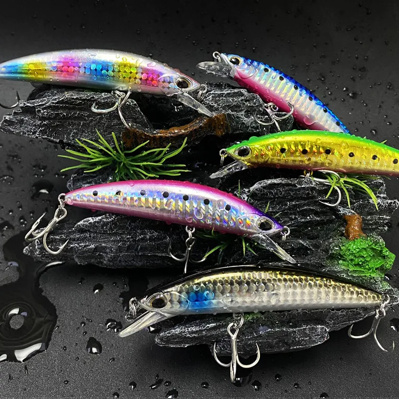 BILLINGS 1 Stück Sinkender Salzwasser-Angelköder 9cm/26,3g Weitwurf-Leuchtköder für Schwarzbarsch und Barsch – Detail 25
