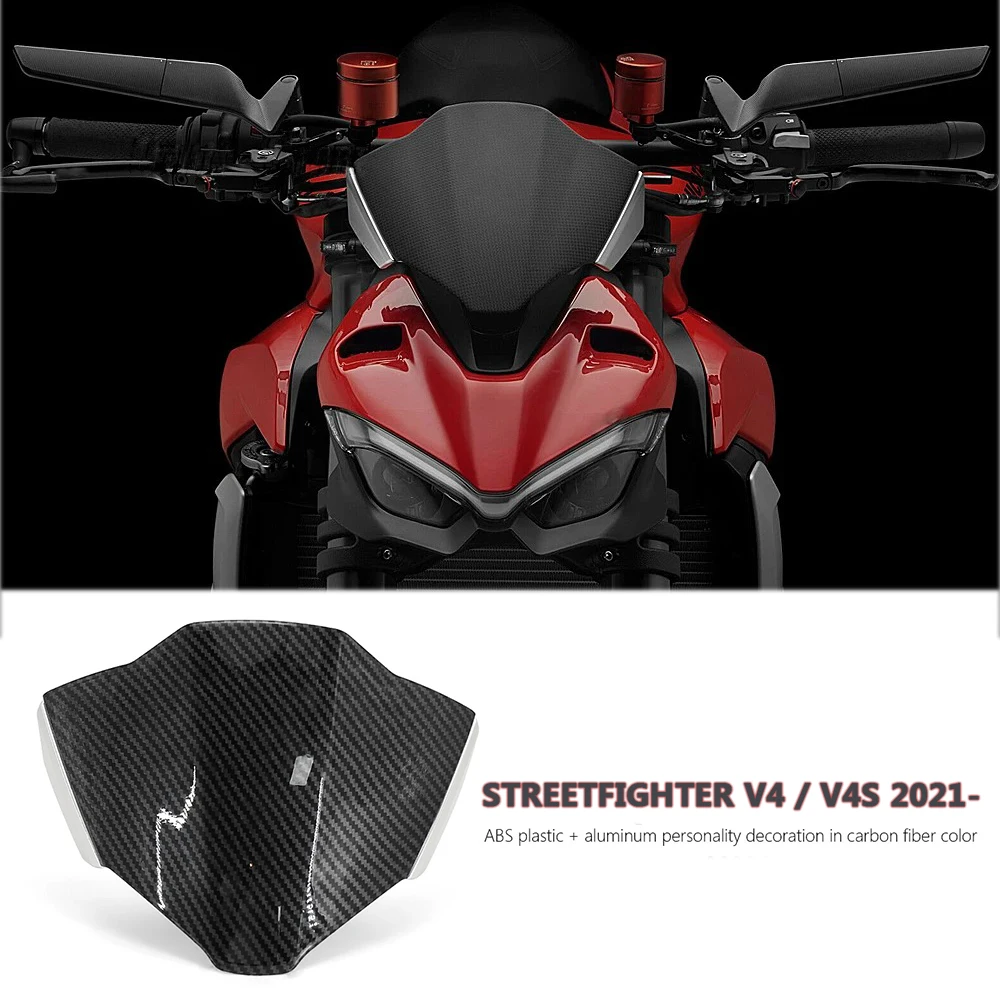 

Лобовое стекло мотоцикла для Ducati Streetfighter V4 V4S STREETFIGHTER 2021 2022 2023, ветровой дефлектор, защита экрана
