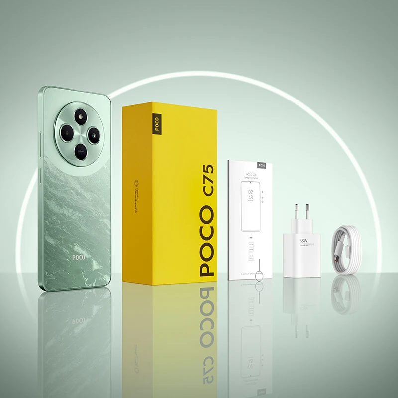 New Global Version POCO C40 3GB 32GB / 4GB 64GB 6000mAh battery 6.71”Display JLQ JR510 Octa-core CPU 13MP main camera