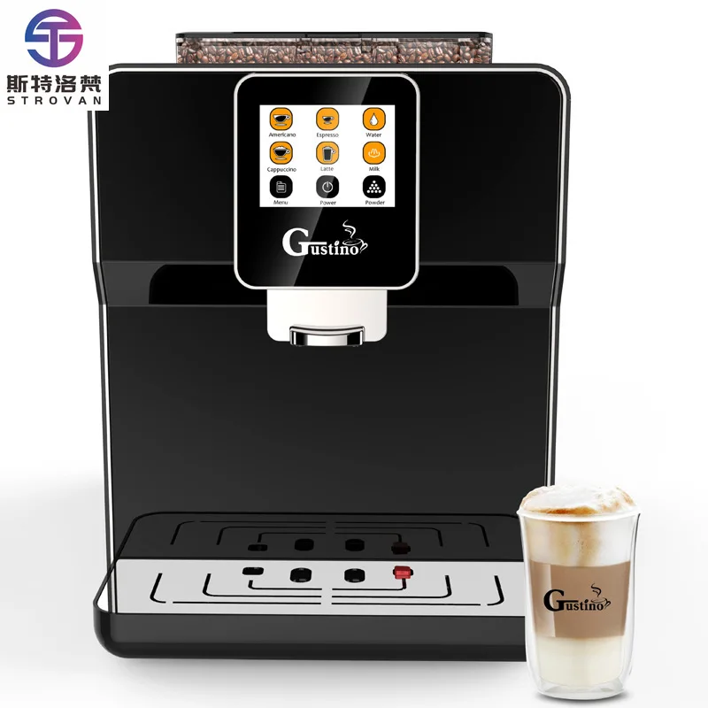 

STLF Commercial Fully Automatic Espresso Coffee Maker Machine Modern Touch Screen Control for Hotels and Households