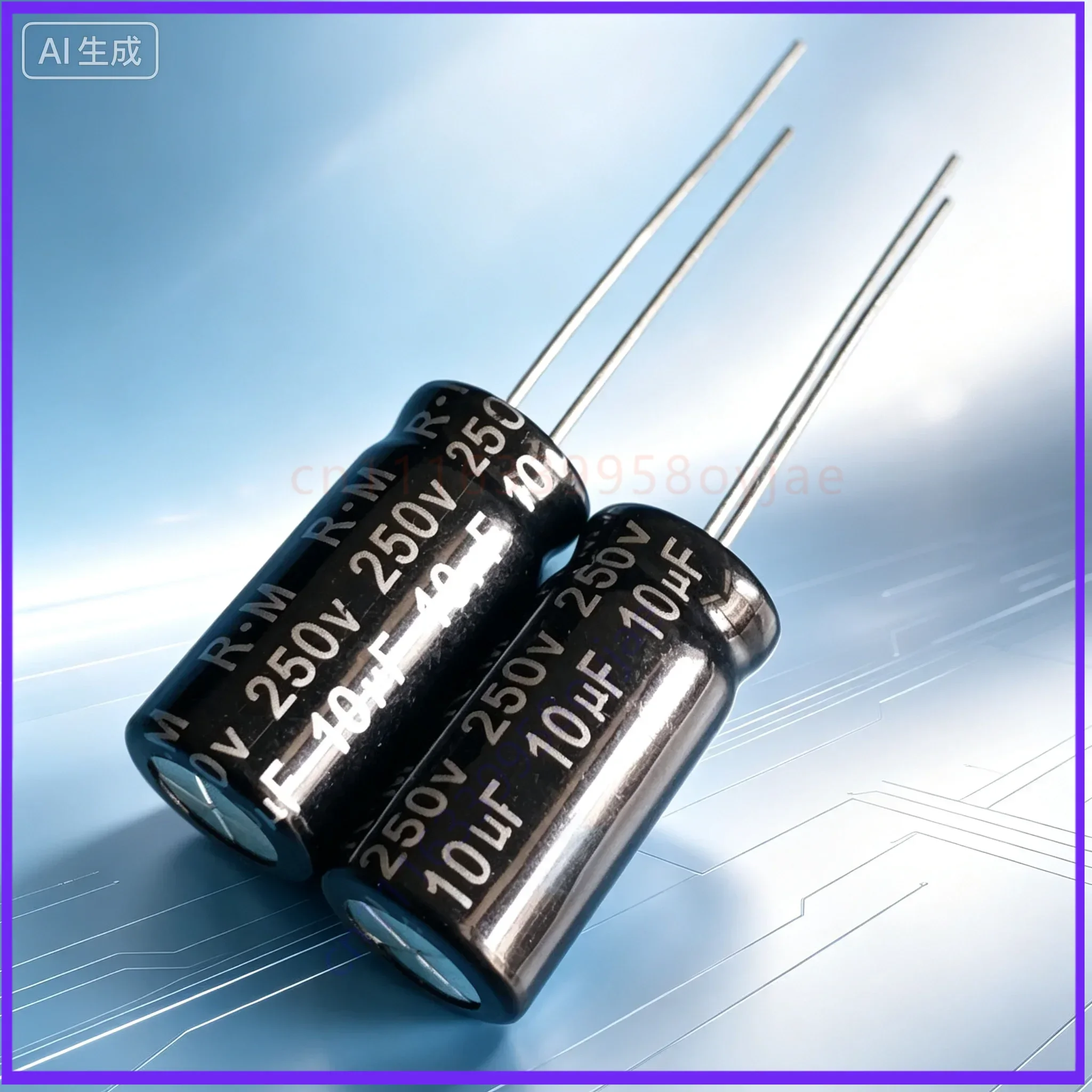 for Tweeter Speaker 10UF 250V NP Non‑Polar Capacitor 10*20mm   40pcs