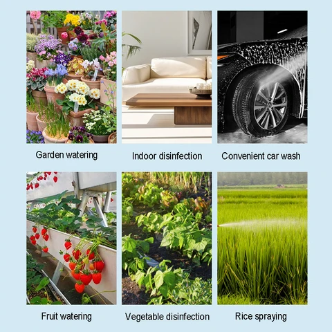 Портативный многоцелевой распылитель для дезинфекции под высоким давлением, сверхдолговечный электрический распылитель для ферм и садов 5 л/8 л топ 8 аккумуляторный опрыскиватель садовый - №3