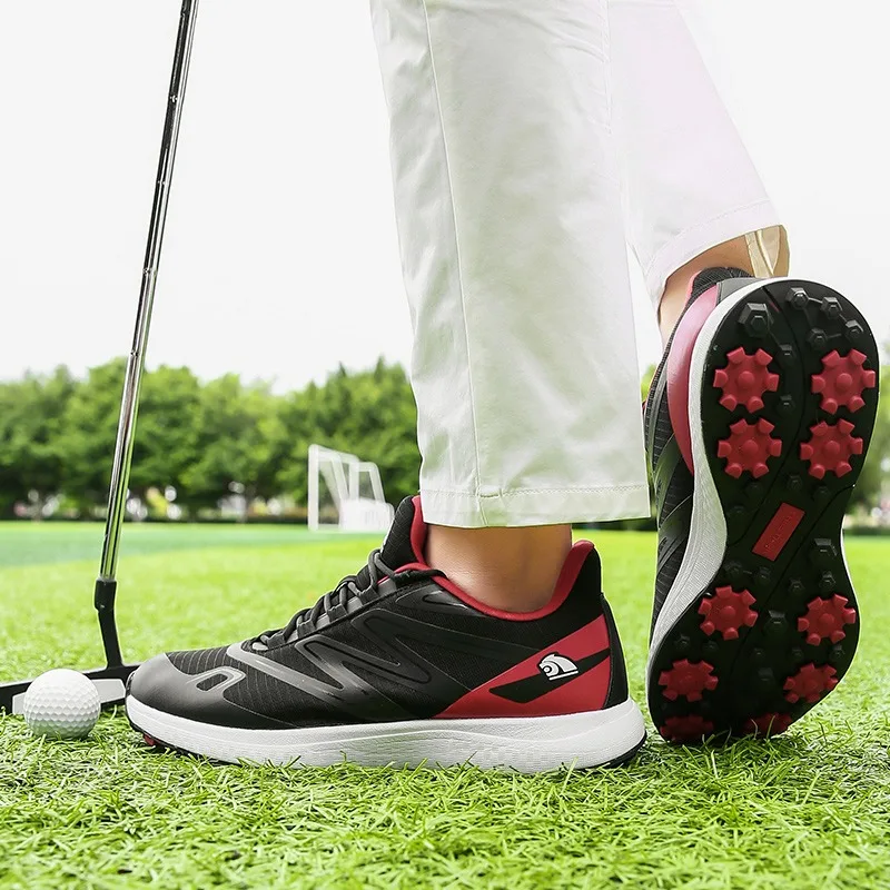 Nuove scarpe da golf da uomo Sneakers da golf professionali Scarpe da golf antiscivolo Scarpe da ginnastica da passeggio di lusso