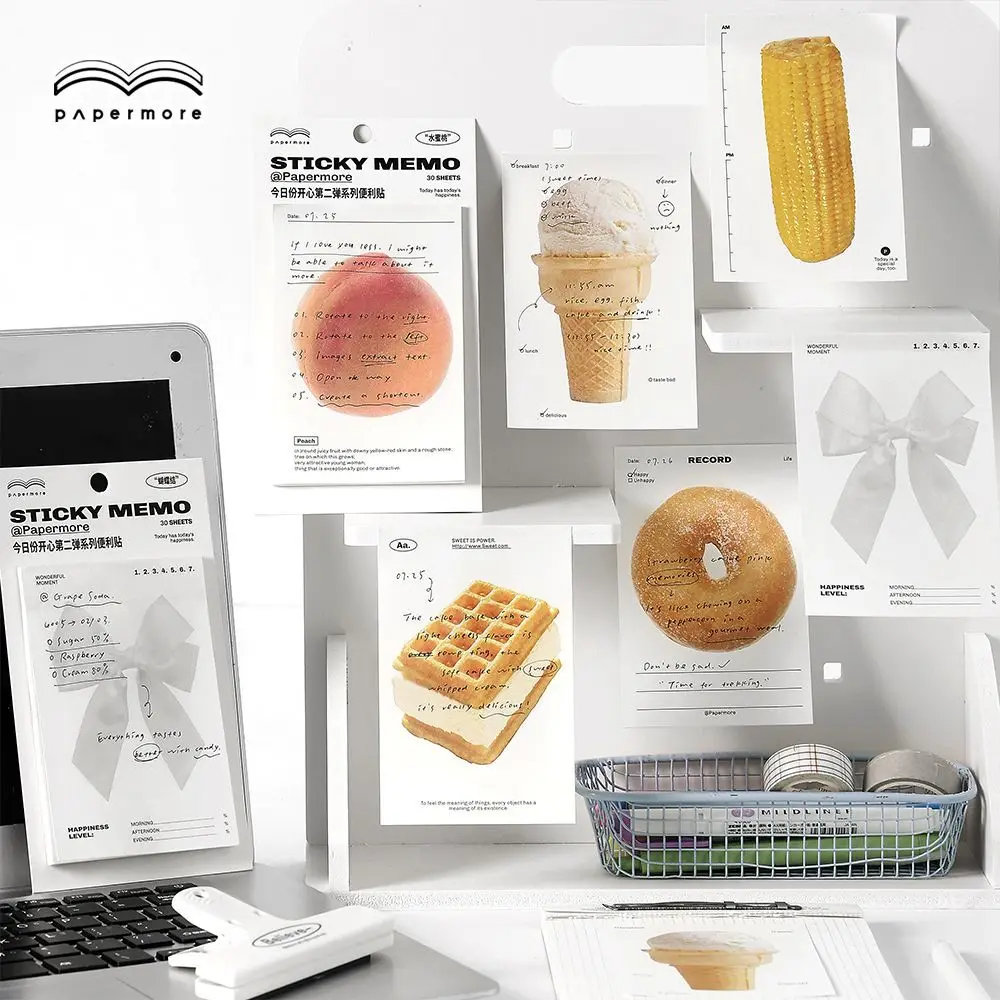 

Cake Ice Cream Sticky Note Student Memo Note Message