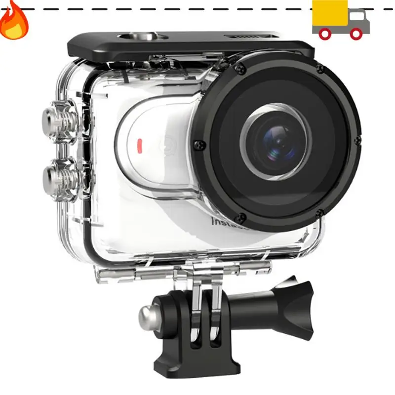 For Shadowstone Insta360 Go 3 Thumb Sports Camera Dive Case Multi-Functional Portable 40M Waterproof Case Durable A