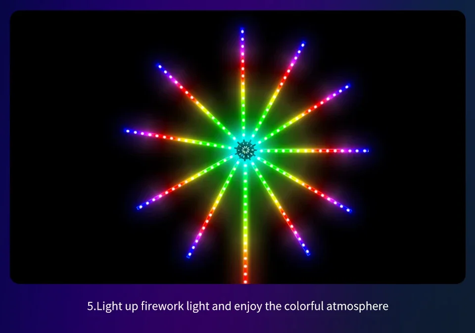 LED String Lights USB 5V RGBIC Strip Lights for Festival Wedding Christmas Party Decor Music Sync Dream Meteor Lamp