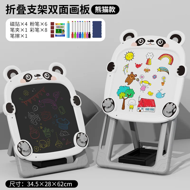 لوحة خربش مغناطيسية قابلة للمسح للأطفال: لوحة كتابة لرياض الأطفال، سبورة بيضاء منزلية خالية من الغبار، سبورة لعبة #4